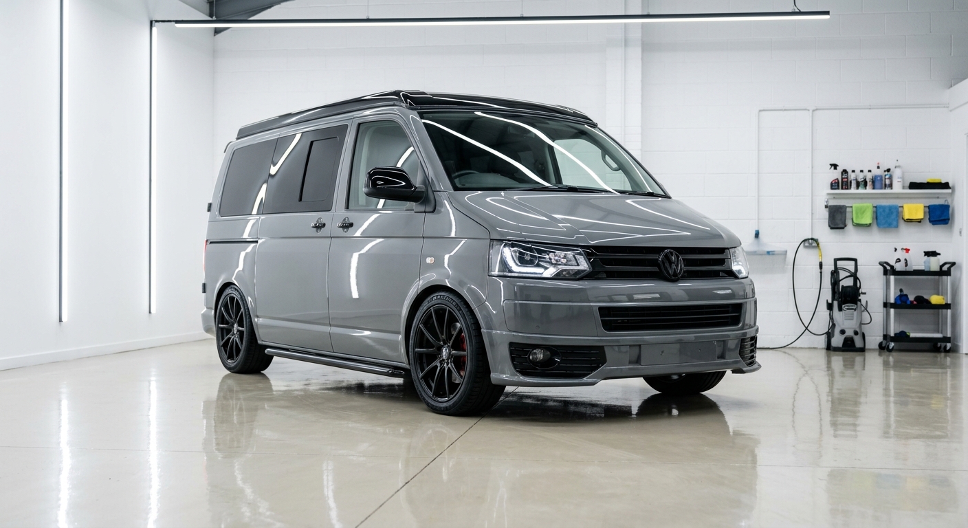 VW T5 camper — full revival detail — after detailing